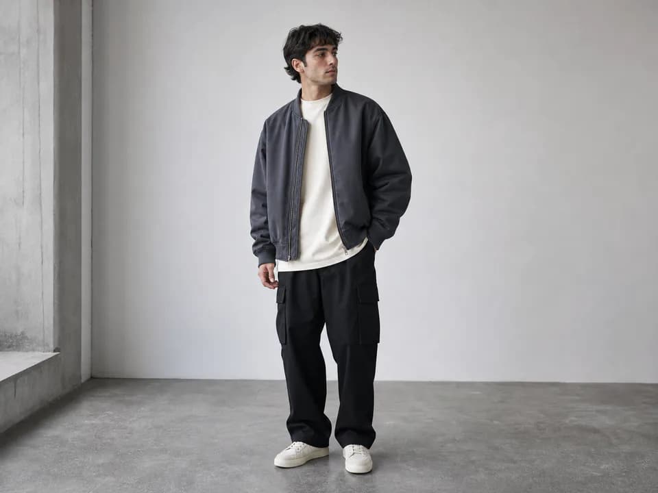 Streetwear outfit reference example for AI Clothes Changer Prompt