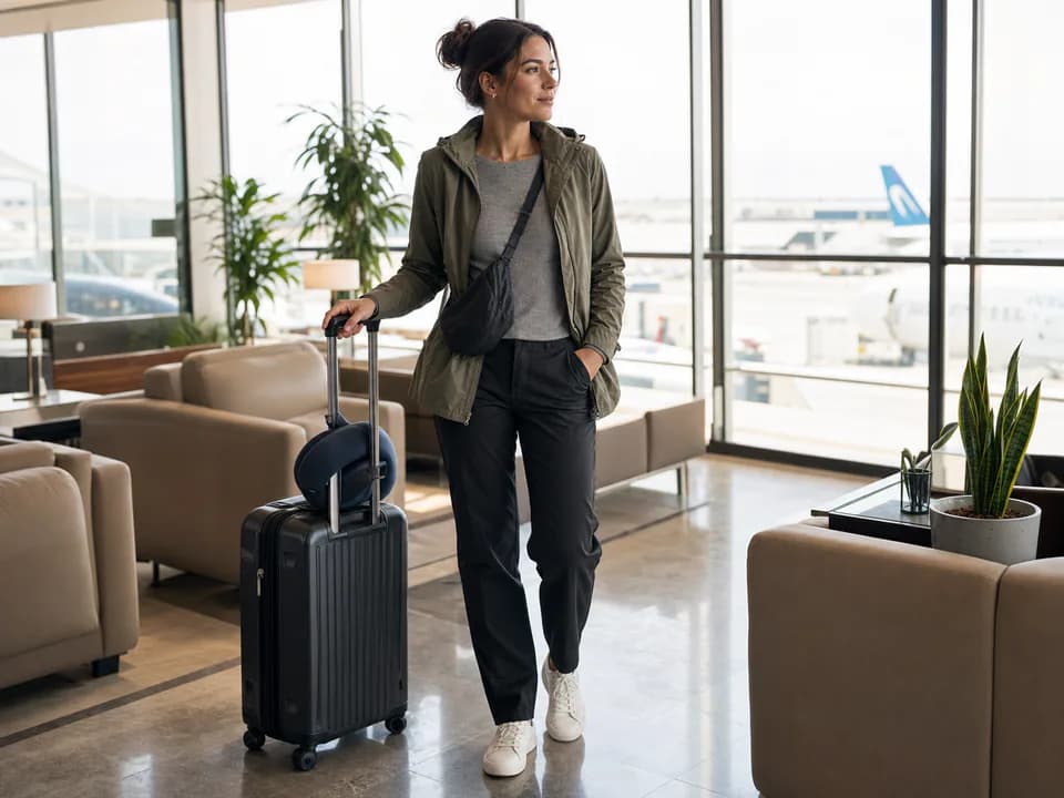Travel outfit reference example for AI Clothes Changer Prompt
